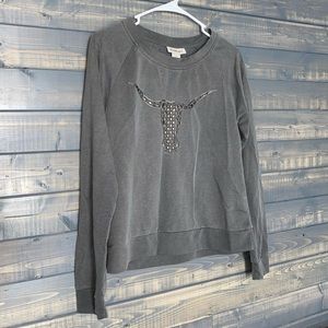 Ariat Steer Skull Sweatshirt
